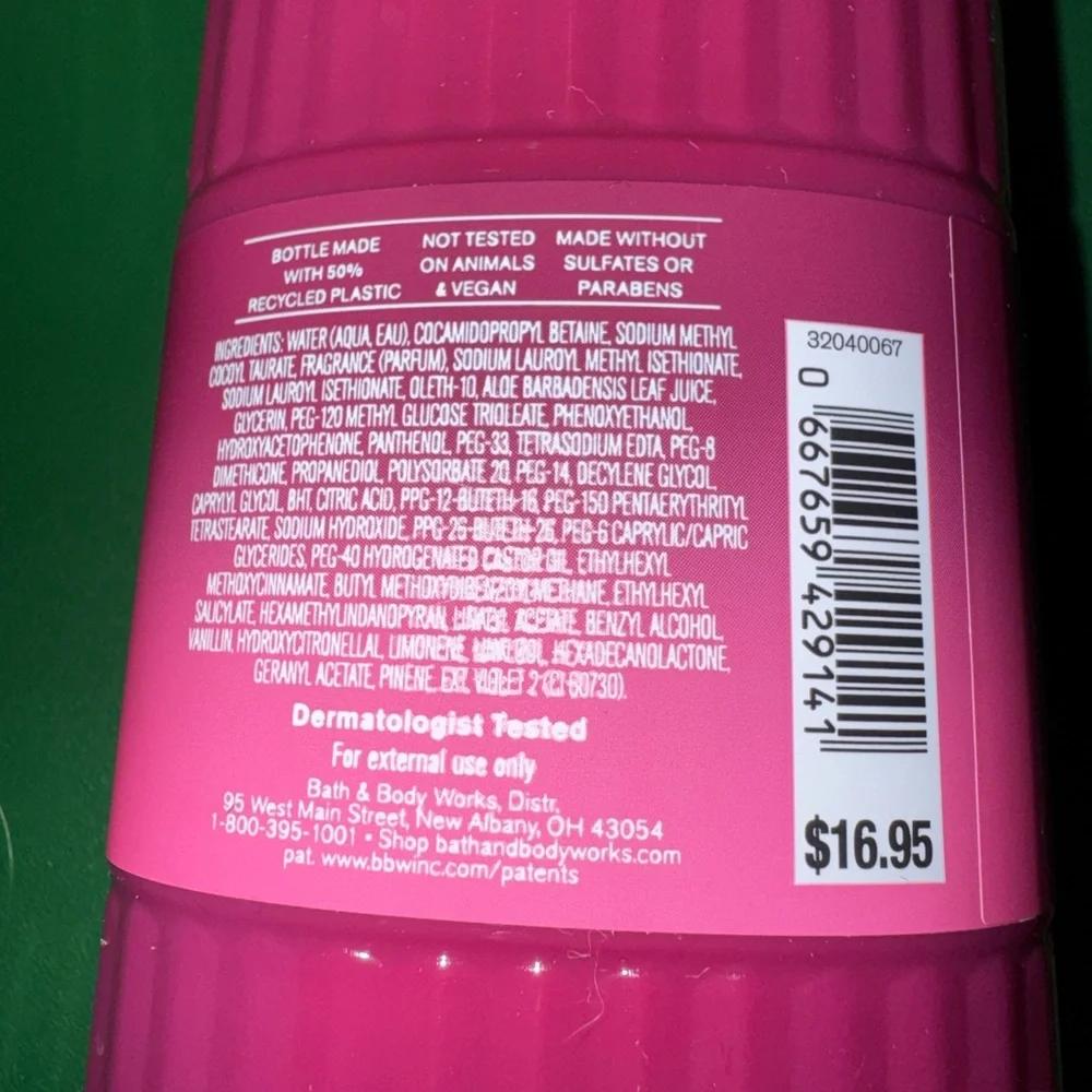 Bath & Body Works Fruity Musk Pink Body Wash